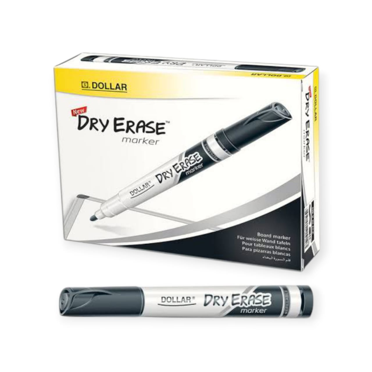 DOLLAR DRY ERASE MARKER BLACK
